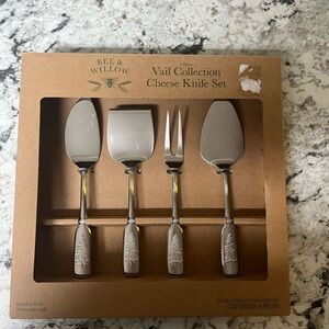 Bee & Willow Stainless Steel Cheese Knife Set - Silver